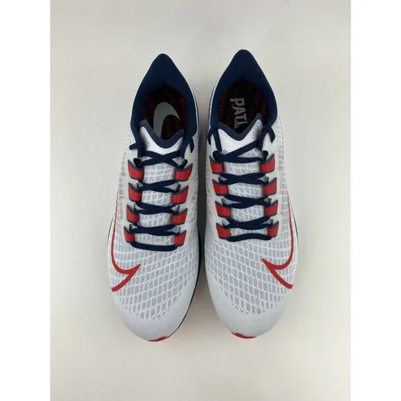 Nike Air Zoom Pegasus 37 New England Patriots Men's Sneakers Shoe NFL